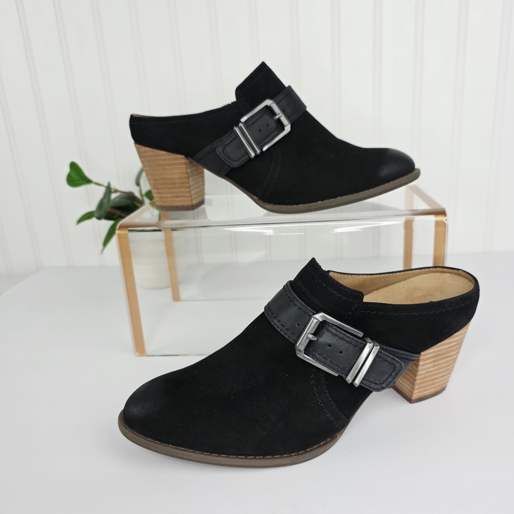 Vionic Cheyenne Orthotic Slip On Black Shoes 8.5 M‎